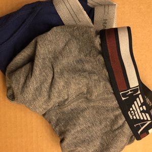 2 brief boxers emporio and hanes